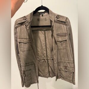 Army green Express utility jacket